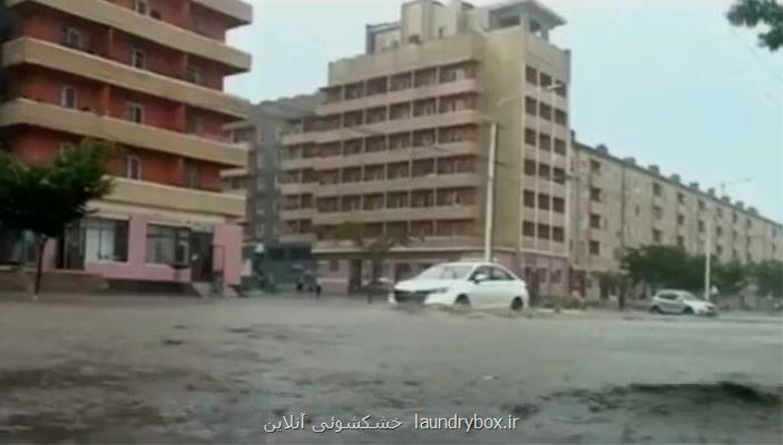 سیلاب سبب تخلیه هزاران نفر در کره شمالی شده است