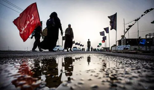 مسیر راهپیمایی جاماندگان اربعین در شهرستان های تهران