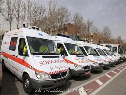 استقرار 4 دستگاه آمبولانس اورژانس البرز در حرم امام خمینی(ره)