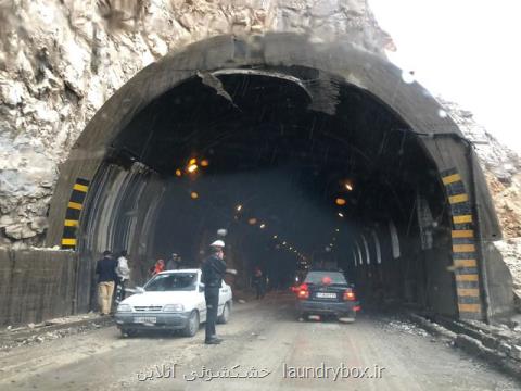 بازگشایی محور دهدز - لردگان بعد از ریزش تونل