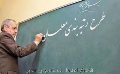 شرایط بهره مندی معلمان از مزایای طرح رتبه بندی