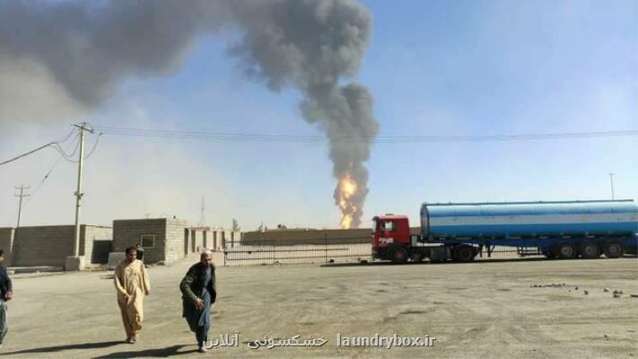 انفجار در مرز اسلام قلعه افغانستان آتشی عظیم به پا كرده است